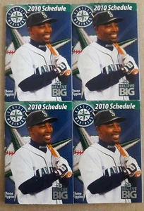 2010 POCKET SCHEDULE [4] SEATTLE MARINERS CHONE FIGGINS NM/MT 00210 - Picture 1 of 5