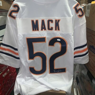Khalil Mack Chicago Bears  signed autographed custom Jersey size XL JSA COA - Image 1 of 4