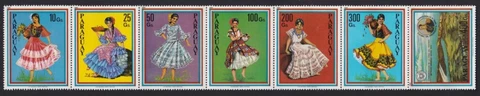 F-EX42030 PARAGUAY MNH PEOPLES TRADITIONAL COSTUMES Cover