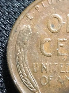 Centavo Lincoln 1957-D - Nuevo - corona de revoluciones con chip troquelado menor - inv # 4357 - Imagen 1 de 3
