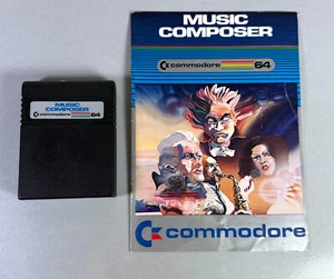 Commodore 64: MUSIC COMPOSER Cartridge & Manual - GETESTET & FUNKTIONIERT - Bild 1 von 2