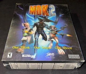 MDK 2 SEALED BIG BOX PC GAME BIOWARE INTERPLAY 2000 - Picture 1 of 4