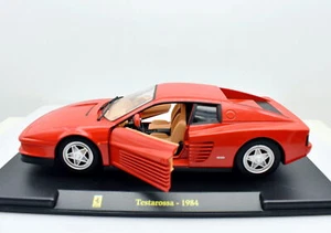 Coche Escala 1:24 FERRARI TESTAROSSA Diecast Miniaturas De Colección - Imagen 1 de 4