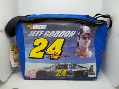 Jeff Gordon # 24 Nascar Insulated Soft Cooler. 12" x 8" x 6" Lunch Box Cover