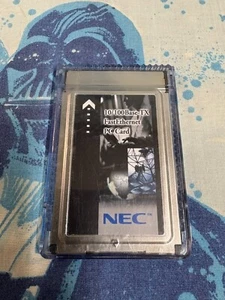 10/100 NEC Base-TX FastEthernet PC Card PCMCIA Used 90s/00s WiFi - Picture 1 of 2