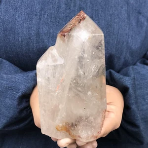 Obelisco de cristal de clorito natural de 1,8 libras piedra curativa XA4216 - Imagen 1 de 21
