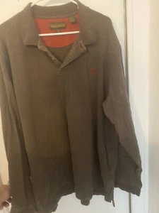 Vintage Timberland Poloshirt Herren XXL Langarm Baumwolle Pro - Bild 1 von 5