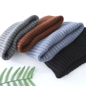 Windproof Cervical Collar Warm Winter Scarf New Knitted Scarf Men Women - Picture 1 of 13