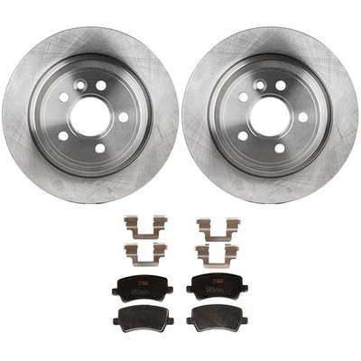 KIT-072924-3437 TRW Juego de 2 ruedas discos de freno y kits de pastillas traseras para Land Rover Foto 1 de 4