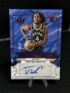 2024-25 Panini Court Kings Tristen Newton RC Masterstrokes Auto /49 #MS - NEU - Bild 1 von 2