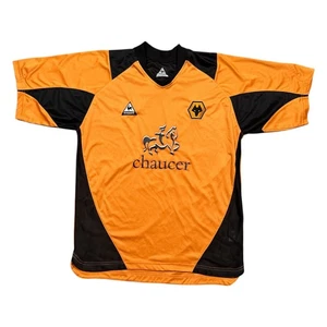 Vintage Le Coq Sportif Wolverhampton Wanderers Wolves 2004-2006 Jersey Mens 34 - Picture 1 of 10