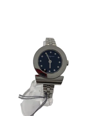 Salvatore Ferragamo Quartz Analog Black Dial Stainless Steel Watch Excellent - Image 1 of 4