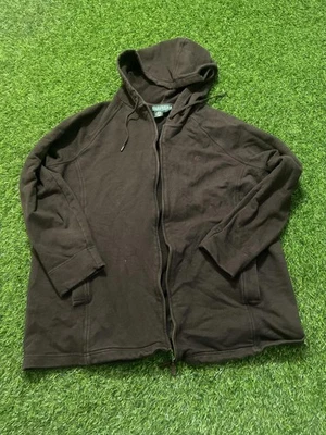 Sudadera con Capucha Lauren by Ralph Lauren Cremallera Completa Marrón Talla 1X Foto 1 de 4