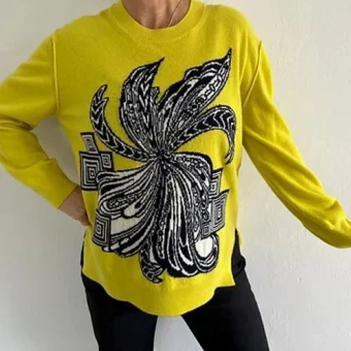 EMILIO PUCCI グラフィックニットセーター 38 EMILIO PUCCI（ニット/セーター）のフリマアイテム一覧