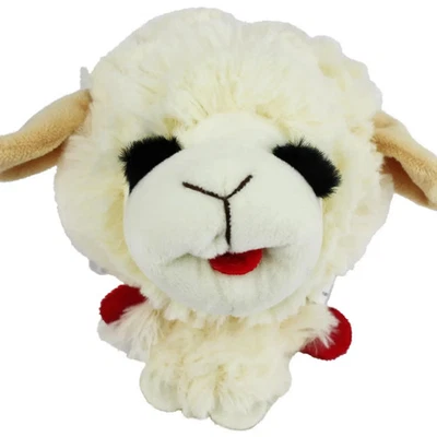 DOG TOY Lambchop Knobby Noggin Small 5" Lamb Chop Dog Toy Textured Ball Head - Image 1 of 2
