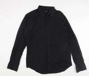 Esprit Men's Black Slim Fit Dress Shirt 17/43 - Picture 1 of 12