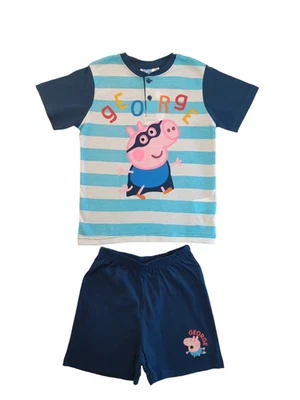 Pigiama estivo bambino George Peppa Pig Blu - Photo 1/3