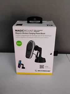 Scosche MagicMount Pro Charge5 Wireless Magnetic Charging Mount for Window/Dash - Photo 1 sur 6