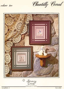 Chantilly Corral Cross Stitch Leaflet - Stoney Creek Collection #3 OOP Vintage - Bild 1 von 1
