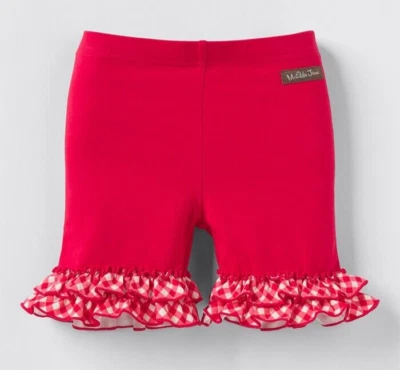 全新带标签 女孩 Matilda Jane 魔法花园红宝石红色短裤 尺寸 14 全新 — 第 1/4 张图片