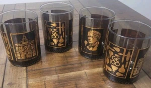 Juego de 4 Bombillas GE 100 Edison Arte Vaso GENERAL ELECTRIC Dorado y Negro 4.25" - Imagen 1 de 13