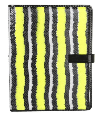 Marc Jacobs Wildcard Multi Neon Snake Leather Tablet iPad Folio Book Case NWT  - Image 1 of 2