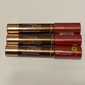 Covergirl Queen Collection Jumbo Gloss Balm #Q830 Mulberry Mousse Lot of 3