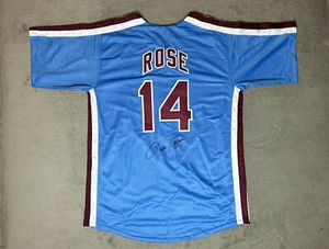 Pete Rose Autogramm signed Philadelphia Phillies Trikot JSA COA - Bild 1 von 12