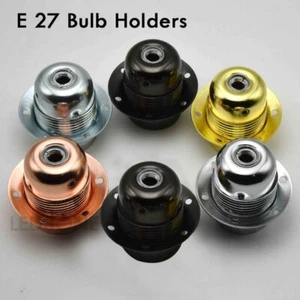 E27/ES Vintage Lamp Bulb Socket Holder Adapter Suitable for Vintage Light Bulbs - Picture 1 of 23