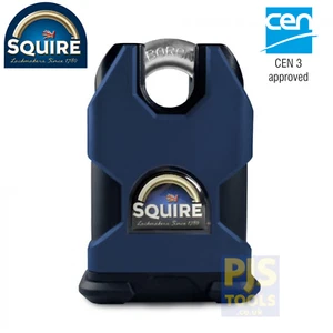 Squire SS50 CP5 50mm boron steel closed shackle stronghold security padlock - Picture 1 of 2