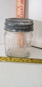 Atlas Mason 8 Ounce Glass Jelly Canning Jar With Lid Regular Mouth - Picture 1 of 4