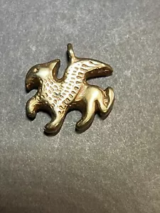 Handgefertigter 0,52 Unzen Bronze Greif Greif Bestie Amulett Anhänger #1 - Bild 1 von 4