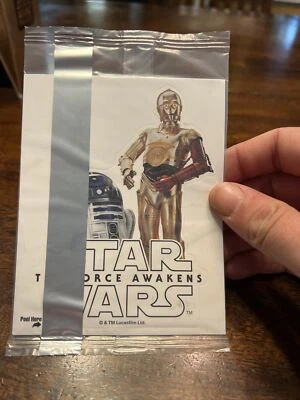 2015 General Mills Star Wars: The Force Awakens C3-PO & R2-D2 4x5 Sticker - Image 1 of 2