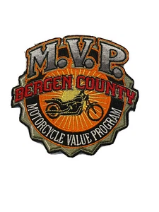 HARLEY DAVIDSON Bergen County NJ M.V.P. MOTORCYCLE VALUE PROGRAM Patch 4D - Picture 1 of 2