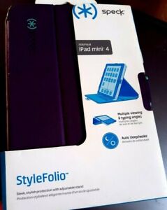 Speck iPad  Mini 4 Stylefolio Case Acal Purple/Aloe Green 71805-C256 Reg $44/Now
