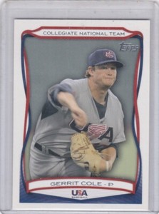 2010 Topps USA Baseball #USA-25 Gerrit Cole R/C Rookie-Yankees -NM-MT