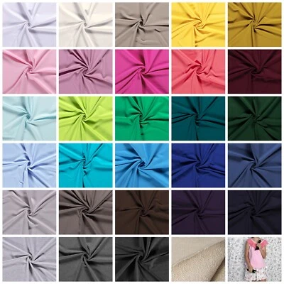 French Terry Baumwolle Elastan Sweatshirt Stoff Uni Bekleidung Sweat Shirt  - Bild 1 von 3