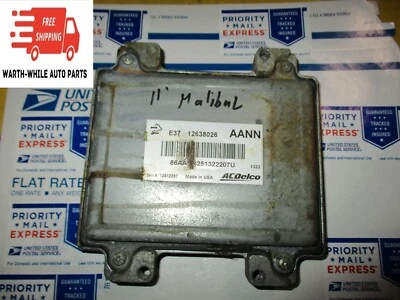 ✅ Chevrolet Malibu L 2011 módulo de control de motor cerebral de computadora ECU ECM AANN AT Foto 1 de 4