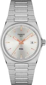 Tissot PRX Quartz Silver Dial Ladies Watch T137.210.11.031.00 New Boxed - Imagen 1 de 4