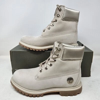 Botas impermeables premium Timberland de 6 pulgadas para mujer/nubuck topo claro/TB0A1URH Foto 1 de 4