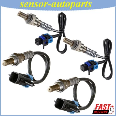 4 sensores de oxígeno O2 aguas arriba/aguas abajo aptos para Chevrolet Silverado 1500 2008-13 4,3 L Foto 1 de 4