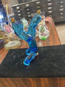 mid century modern Murano? Glass Figure Of A Man Doing A Handstand - Picture 1 of 7