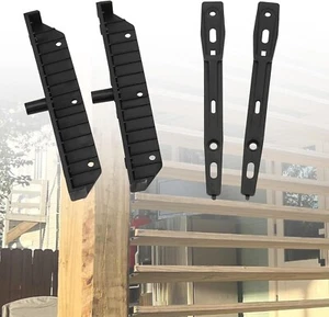 Deck Sunblind System Brackets Louver Hardware Kit for Blinds and Shutters Each - Picture 1 of 4
