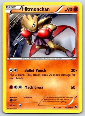 Hitmonchan - XY Furious Fists 48/111 Pokemon 151 Card NM - Image 1 of 2