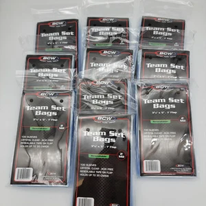 Juego de bolsas de equipo resellables 1000 BCW (1-RTSB) | 10 paquetes de 100 - Imagen 1 de 4