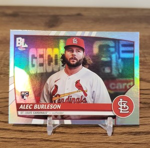Alec Burleson 2023 Topps Big League Uncommon Rainbow Foil #201 Cardinals RC