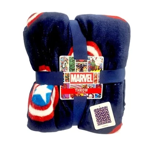 Manta polar Marvel Capitán América 175x215 cm diseño Primark súper suave - Imagen 1 de 8