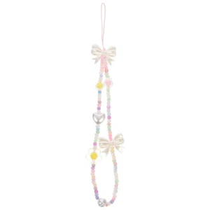 Phone Hanging Beads Chain Lovely Phone String Acrylic Beads Phone Lanyard - Zdjęcie 1 z 12