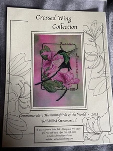 Colección Crossed Wing - 2013 - Cola de vapor pico rojo - Gráfico de punto de cruz - Imagen 1 de 1