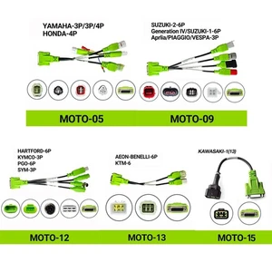 Motorcycle Diagnostic Cables For Most brand Motor Adapter Work for M100/M100 PRO - Picture 1 of 6